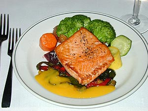 Pan roasted salmon