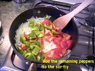 081103-10.jpg (16 KB) Add the remaining peppers to the stir-fry