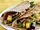Blackened Catfish Taco with Mango Chutney and Cilantro Black Beans