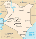 Map of Kenya