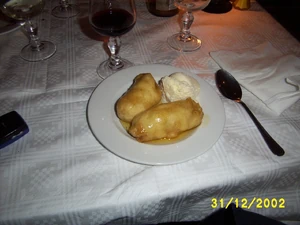 Candied Banana Fritters