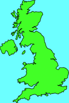 Map of Great Britain