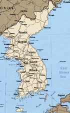 Map of Korea