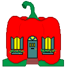Bell Pepper Houses