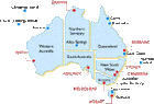 Map aust