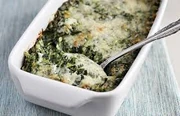 Creamed Spinach Gratin