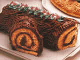 Bûche de Noël with Chestnut Buttecream Filling