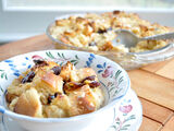 Bread Pudding with Dried Cherries