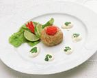 Salmon tartar with coriander