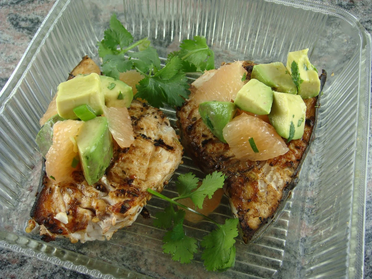 Grilled Swordfish with California Avocado Grapefruit Salsa Recipes Wiki Fandom