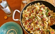 Bacon and Sausage Pasta