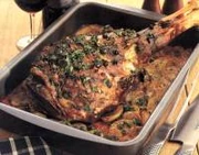 Lammekølle på grønsager