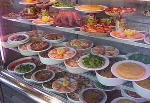 Food at Plaza Mayor in Madrid