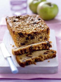 Easy Bramley Apple and Sultana Bread