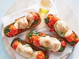 Crockpot Open-faced Meatball Sandwiches