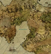 Hessen Bay, the speculated area of Laran home of the Hylarans