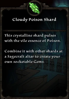 Cloudy Poison Shard