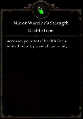 Minor Warrior's Strength