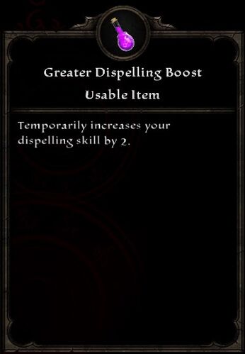 Greater Dispelling Boost