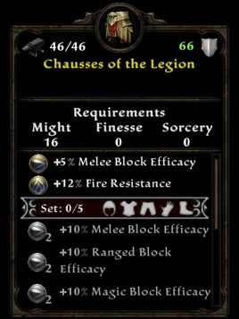 Chausses of the legion