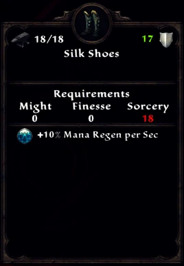 Silk Shoes Inventory