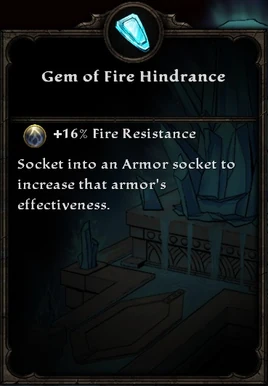 Gem of Fire Hinderance