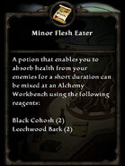 Minor Flesh Eater, Recipe Card