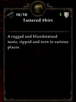 Tattered shirt