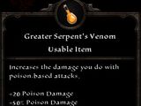 Greater Serpent's Venom