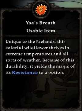 Ysa's Breath card