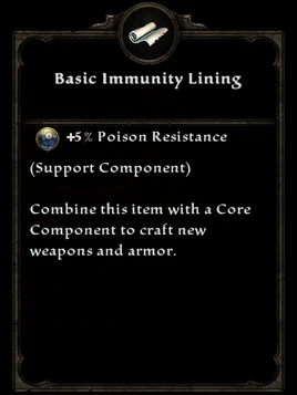 Basic immunity lining