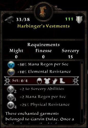 Harbinger's Vestments