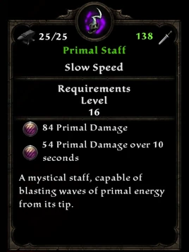 Primal staff