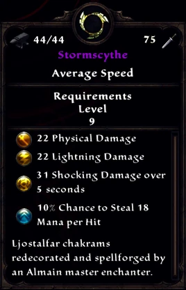 Stormscythe Inventory