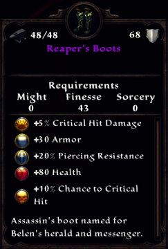 Reaper 3 boots top