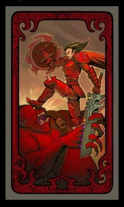 The Warrior Destiny card