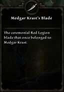 Medgar Krast's Blade