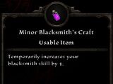 Minor Blacksmith's Craft