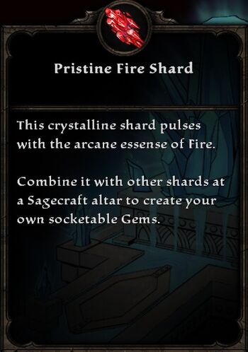 Pristine Fire Shard