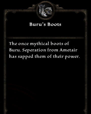 Buru S Boots Amalur Wiki Fandom Buru S Boots Amalur Wiki Fandom