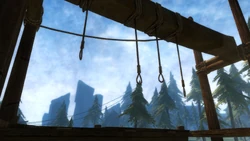 The gallows at Gallows End