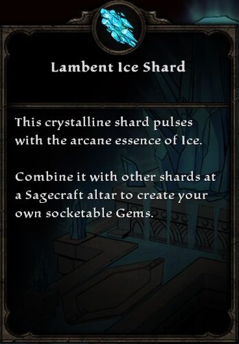 Lambent Ice Shard