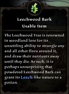 Leechwood Bark inventory card