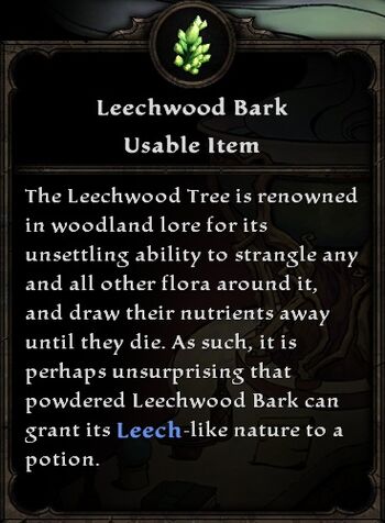 Leechwood Bark