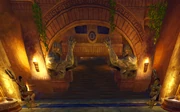 The entrance to the 
