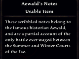 Aewald's Notes