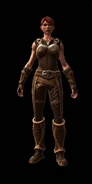 In-Game Model, Human Female (With Matching Pieces)