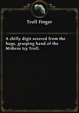 Troll-finger