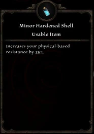 Minor Hardened Shell Inventory Card