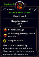 Belne's Staff of Ire